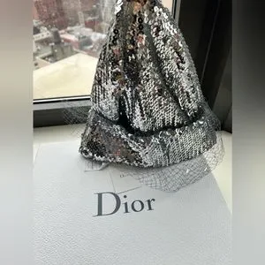 Dior | Accessories | Nwt Christian Dior Beanie With Silver  display picture 2
